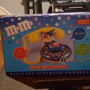 M&M candy dish telephone
